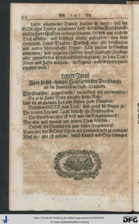 Letzter Zuruf.
