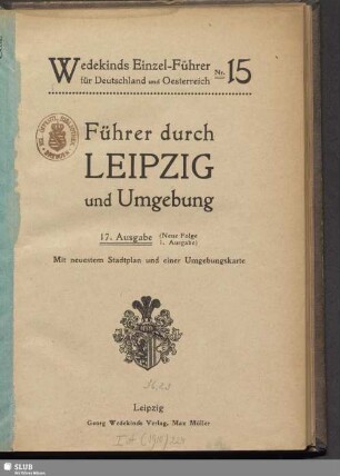 Führer durch Leipzig und Umgebung