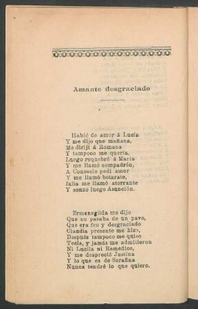 Amante desgraciado