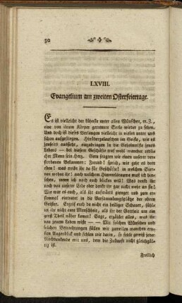 LXVIII. Evangelium am zweiten Osterfeiertage.