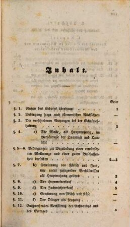 Unterricht über landwirthschaftliche Viehzucht, 1. Unterricht über Schafzucht. - 1838