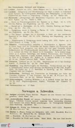Norwegen u. Schweden (Nr. 1541-1641)
