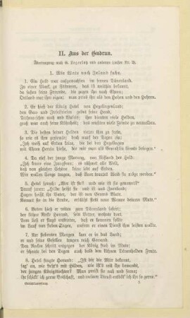 II. Aus der Gudrun