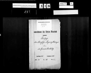 Streitsache Regierung Arnsberg gegen die Gemeinde Schmallenberg Bd.2