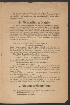 6. Verwaltungsbezirke