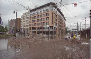 Dresden-Altstadt, Könneritzstraße 29/33. Geschäftshaus. Eckansicht