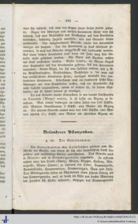 Besonderer Pflanzenbau.