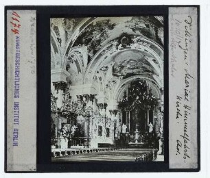 Dillingen, Jesuitenkirche (Studienkirche) Mariä Himmelfahrt : Innenansicht