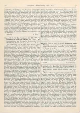 132-135 [Rezension] Friedländer, M., Geschichte der jüdischen Apologetik als Vorgeschichte des Christentums
