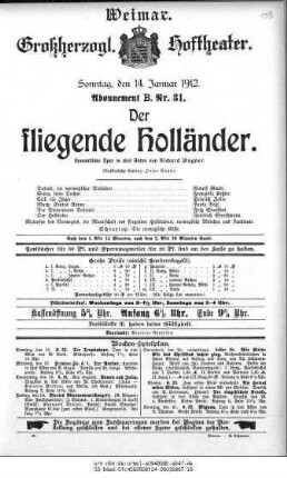 Der fliegende Holländer