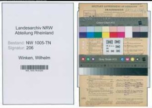 Entnazifizierung Wilhelm Winken , geb. 07.06.1897 (Zivil-Ingenieur)