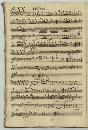 20. Anonymus, Allemande, F-Dur
