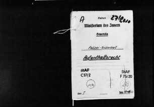 Aufenthaltsrecht