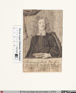 Bildnis Johann Gottlob Pfeiffer