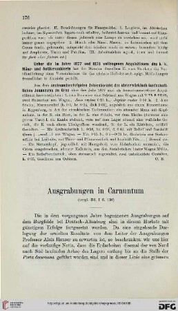 2: Ausgrabungen in Carnuntum, [2]