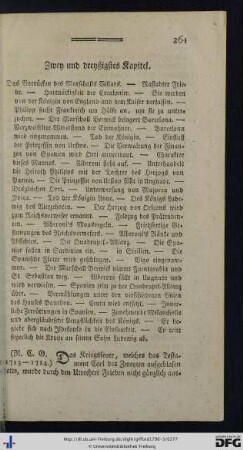 Zwey und dreyßigstes Kapitel.