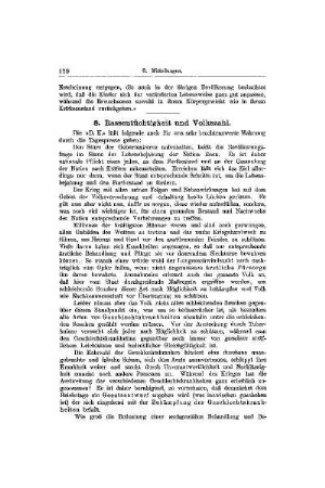 Rassentüchtigkeit und Volkszahl : [Mitteilungen]