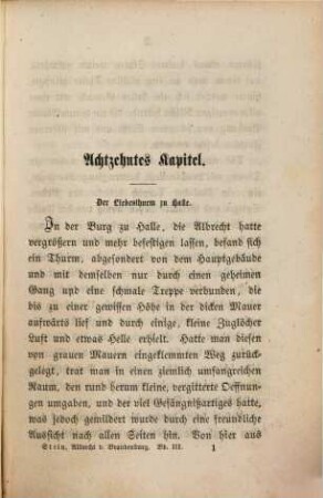 Albrecht von Brandenburg : Geschichtlicher Roman von Paul Stein, 3