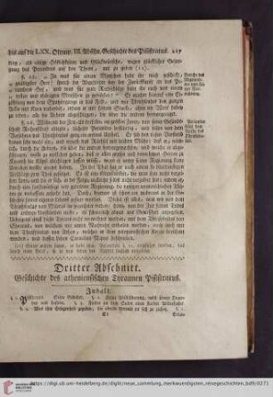 Dritter Abschnitt. Geschichte des atheniensischen Tyrannen Pisistratus