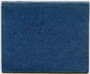 Altäre. Dr. Lohmann. Reise 1911 [Trenner/Beschriftung der vorherigen Sortierung der Kleinfotografien]