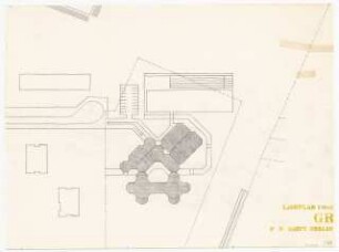 Grundschule Reinickendorf (heute: Reineke-Fuchs-Schule), Berlin-Reinickendorf: 2. Vorprojekt. Lageplan 1:500