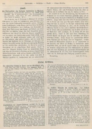 317-320 Kleine Kritiken