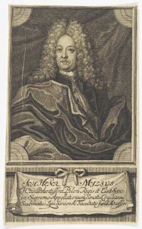 Bildnis des Joh. Henr. Mylius