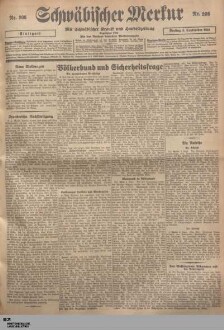 Schwäbischer Merkur : mit Schwäbischer Kronik und Handelszeitung : Süddeutsche Zeitung