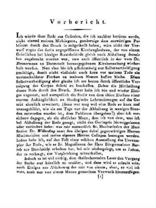 Vorbericht