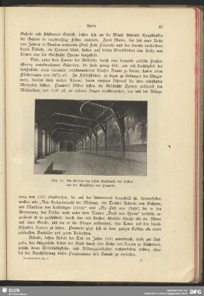Die Galerie des ersten Stockwerks der Hallen mit den Gemälden von Pauwels