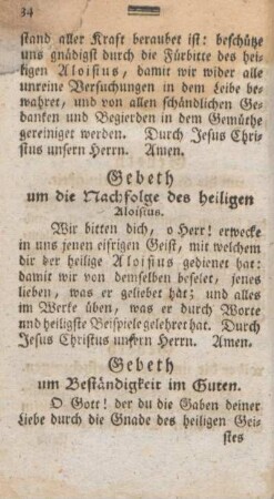 Gebeth um Beständigkeit im Guten