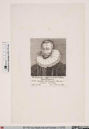 Bildnis Johann Erich Loescher