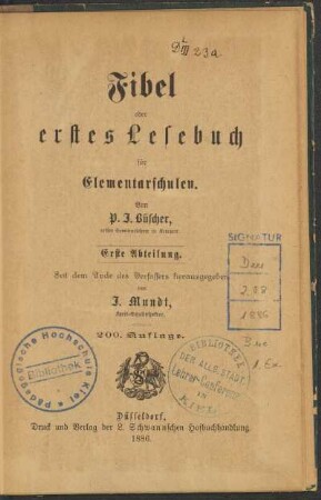 Abteilung 1, [Schülerband]: [Abteilung 1, [Schülerband]]