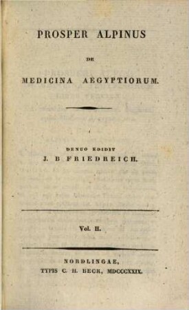 De medicina Aegyptiorum. 2