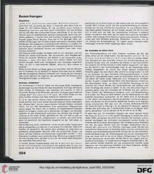 Bemerkungen