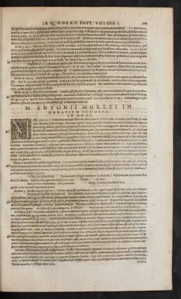 M. Antonii Mureti In Horatium Scholia.