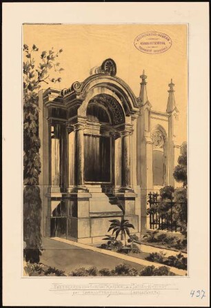 Erbbegräbnis C. Wilh. Kayser, Luisen-Kirchhof, Berlin-Charlottenburg: Ansicht