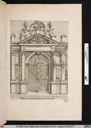[Portal mit geöffneter Tür. Band II.]