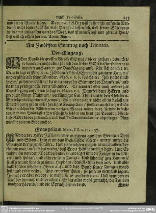 Am Zwölfften Sonntag nach Trinitatis