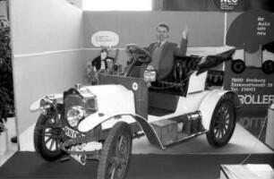 Freiburg: Autoschau; Oldtimer von 1908, 1 CYL FN