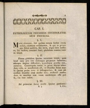 5-21, Cap. I. Pathologicam Phthiseos Considerationem Exhibens.
