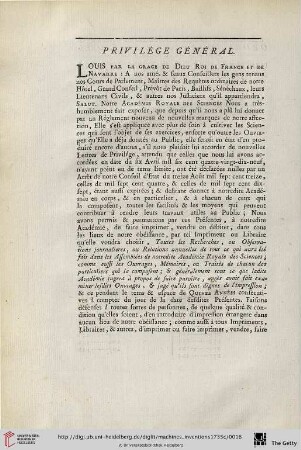 Privilège général