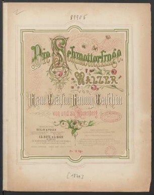 Die Schmetterlinge : Walzer