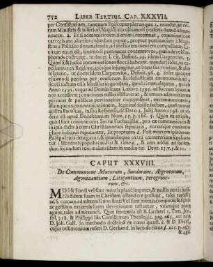 Caput XXXVIII. - Caput XXXIX.