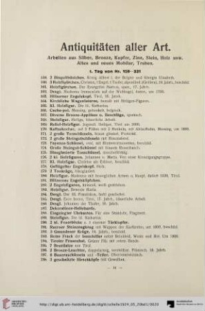 Antiquitäten aller Art (Nr. 159-851)
