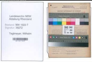 Entnazifizierung Wilhelm Tegtmeyer , geb. 24.05.1893 (Bahnsekretaer)