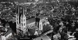 Dom zu Halberstadt : Blickrichtung Nordosten in die Altstadt