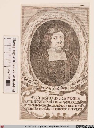 Bildnis Christian Scriver(ius)
