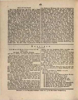 Das Inland : ein Tagblatt für das öffentliche Leben in Deutschland, mit vorzüglicher Rücksicht auf Bayern. 1830