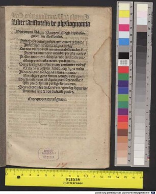 Liber de physiognomia
